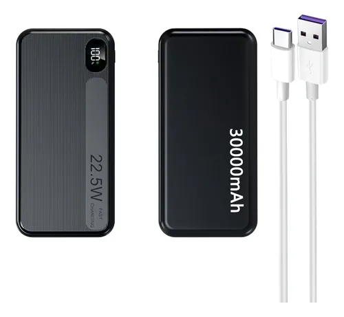 Power Bank 30000 Mah carga rapida