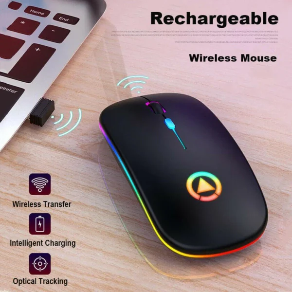 Mouse Gamer Rgb Inalambrico