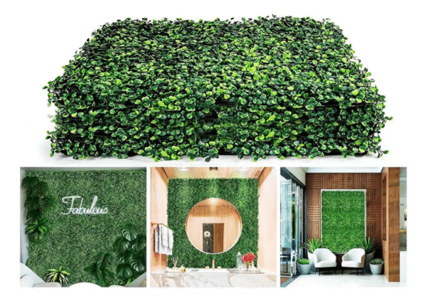 Pasto Artificial Tipo Trebol Pared