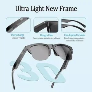 Lentes Gafas Bluetooth Con Audifonos