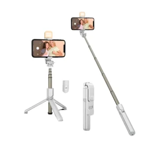 Palo Selfie Con Trípode Led Bluetooth