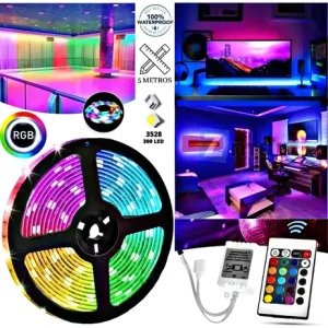 Cinta Led Multicolor Con Control Remoto