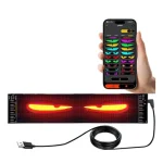 Letrero Led para Auto Ojos