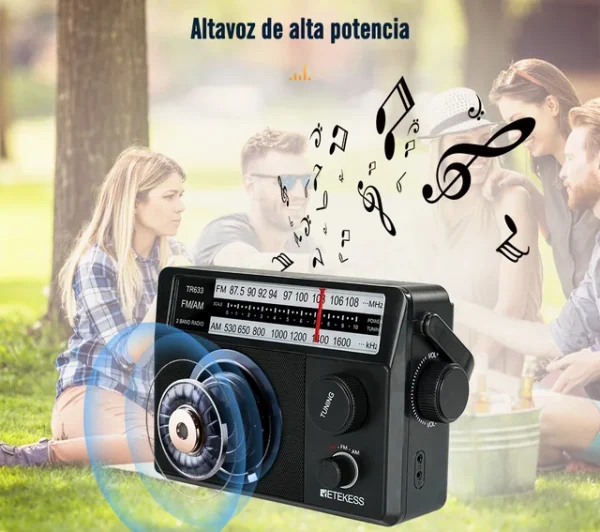 Radio FM Recargable Grande