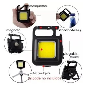 Foco Led Llavero Con Iman Y Destapador