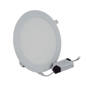 panel empotrado circular techo 12w