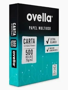 resma papel tamaño carta