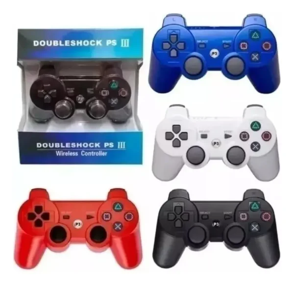 mando control ps3 inalambrico colores