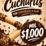 Cuchufli mini chocolate manjar
