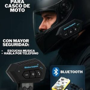intercomunicador audifono con microfono para casco moto bluetooh